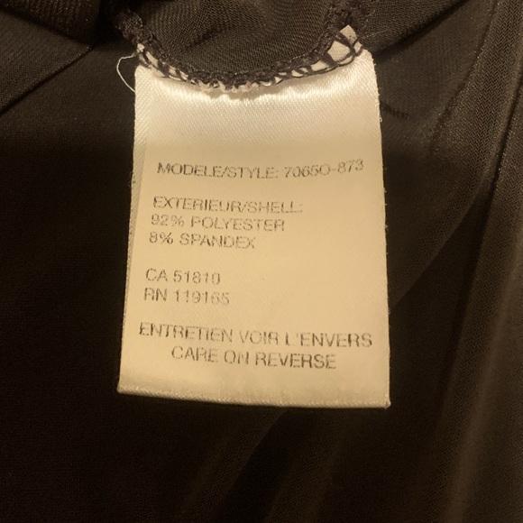 TRIBAL dark brown top with beautiful rouched design. 3/4 sleeves. EUC. Size XL. - Picture 5 of 5